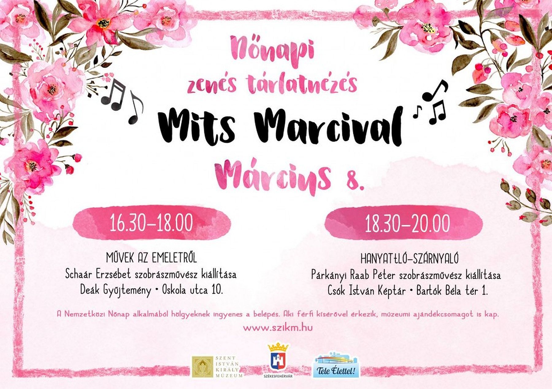 Nőnapi zenés tárlatnézések Mits Marcival a Szent István Király Múzeumban